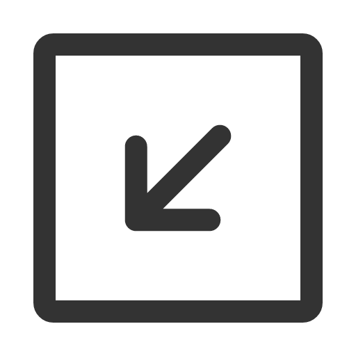 иконка arrow down left square, arrow, стрелка, down, left, square,