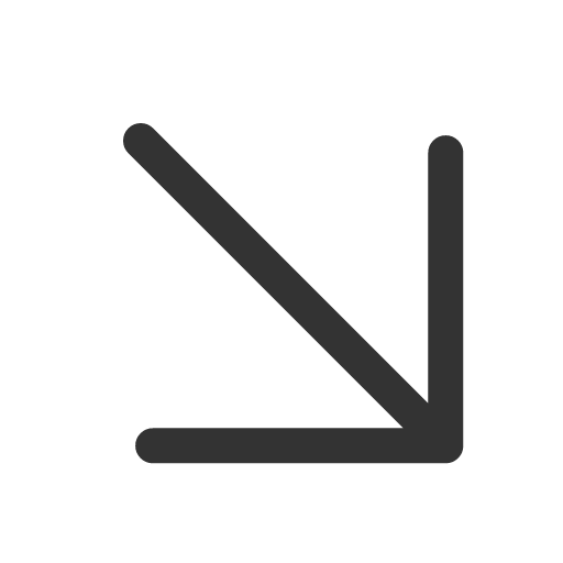 иконка arrow down right, arrow, стрелка, down, right,