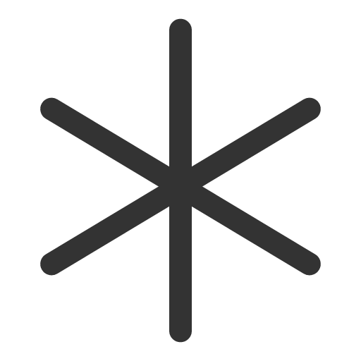 иконка asterisk, звездочка,