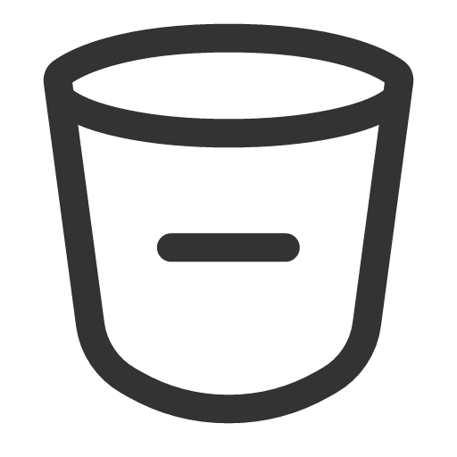 иконка bin minus in, bin, корзина, minus, минус, in, увеличить,