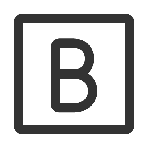иконка bold square, bold, жирный, square,