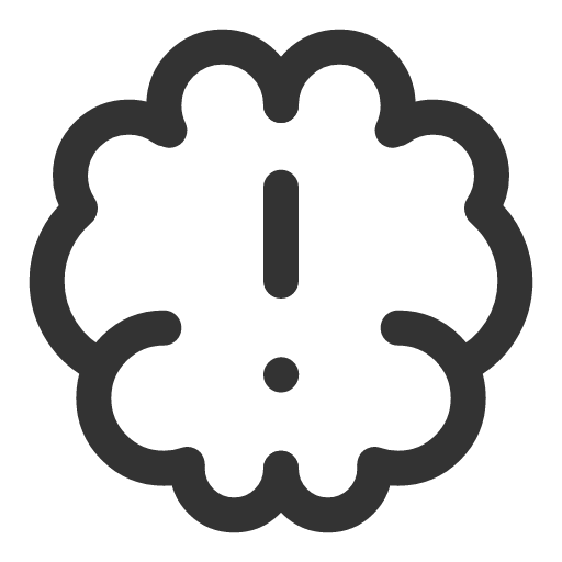 иконка brain warning, brain, warning, предупреждение,