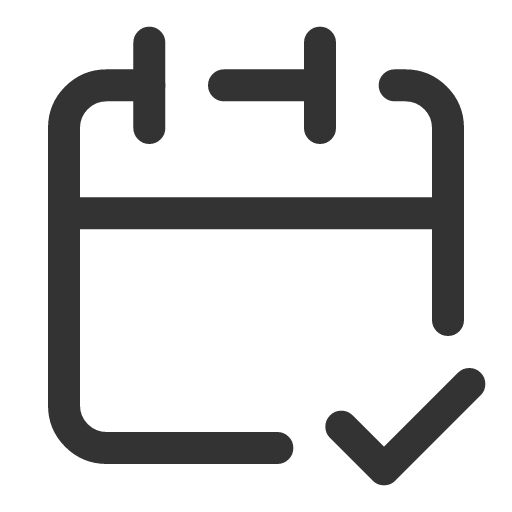 иконка calendar check, calendar, календарь, check, галочка,