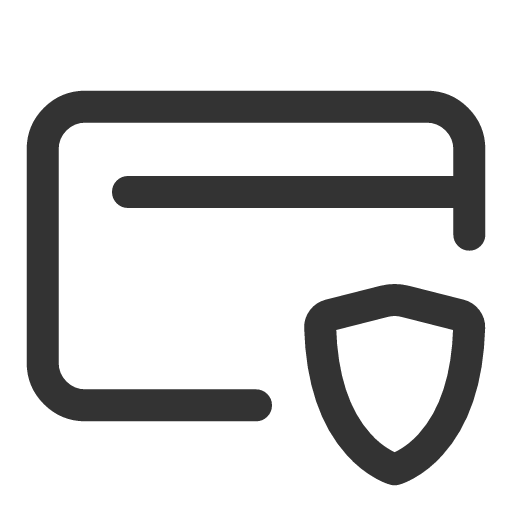 иконка card shield, card, кредитная карточка, shield, щит,
