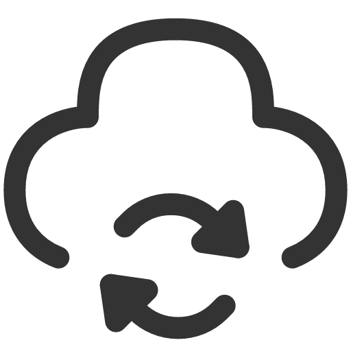 иконка cloud sync, cloud, облако, sync, синхронизация,