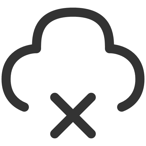 иконка cloud xmark, cloud, облако, xmark,