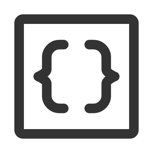 иконка code brackets square, code, код, brackets, square,