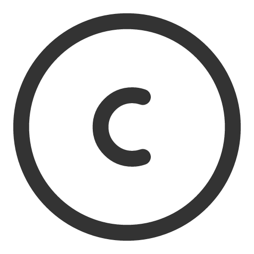 иконка copyright,