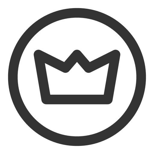 иконка crown circle, crown, корона, circle,