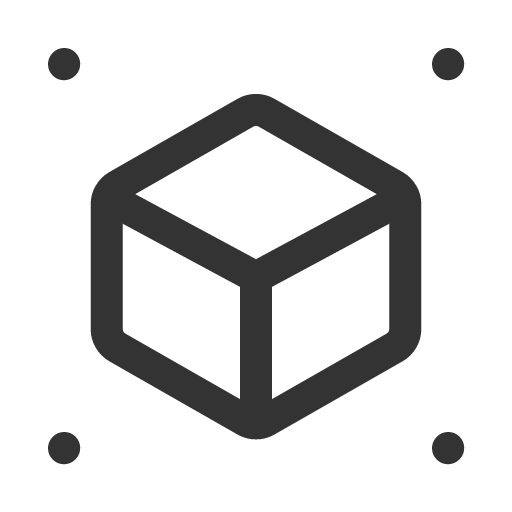 иконка cube dots, cube, dots,