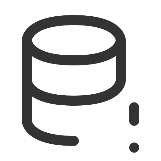иконка database warning, database, база данных, warning, предупреждение,