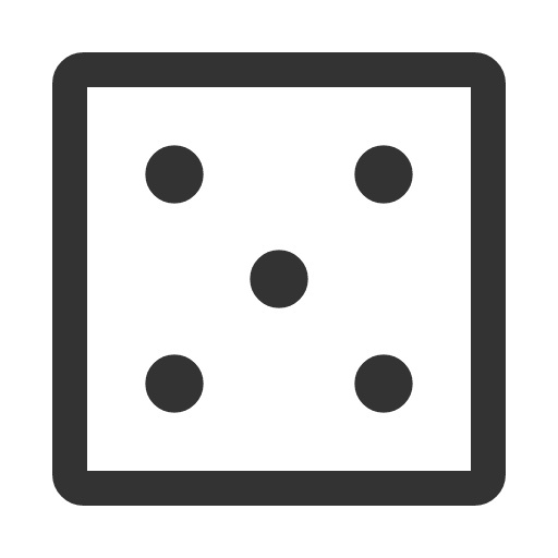 иконка dice five, dice, игральная кость, five,