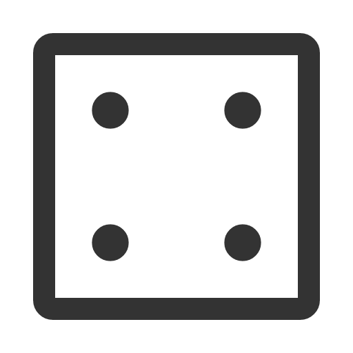 иконка dice four, dice, игральная кость, four,