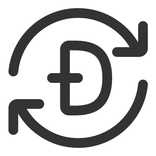 иконка dogecoin rotate out, dogecoin, rotate, вращать, out,