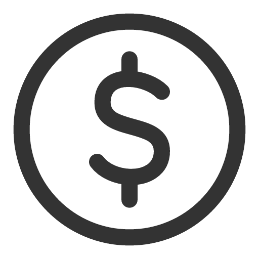 иконка dollar circle, dollar, доллар, circle,