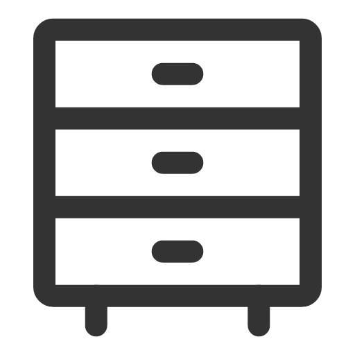 иконка drawer, шкаф,