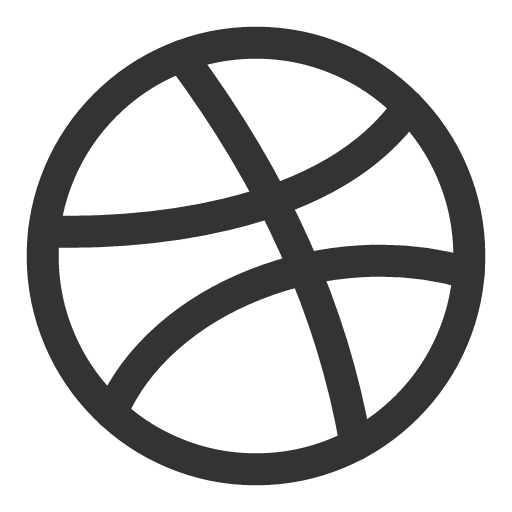 иконка dribbble,