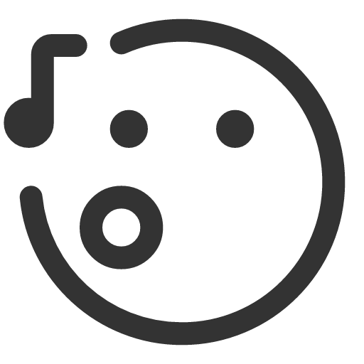 иконка emoji sing left note, emoji, sing, кошка, left, стрелка, note,