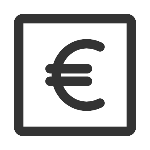 иконка euro square, euro, евро, square,