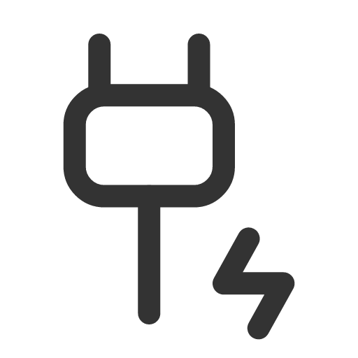 иконка ev plug charging, ev, plug, штекер, charging,