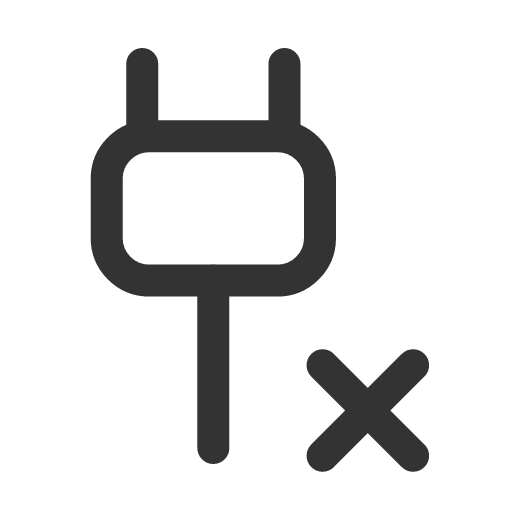 иконка ev plug xmark, ev, plug, штекер, xmark,