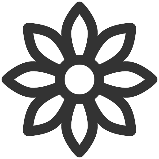 иконка flower, цветок,