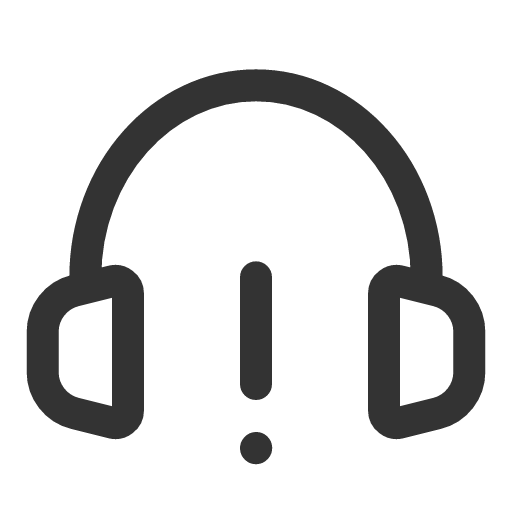 иконка headset warning, headset, наушники, warning, предупреждение,