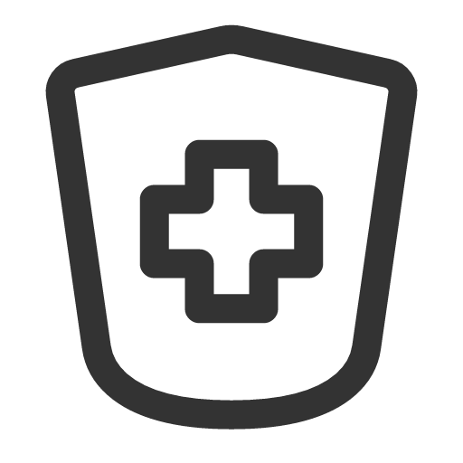 иконка health shield, health, shield, щит,