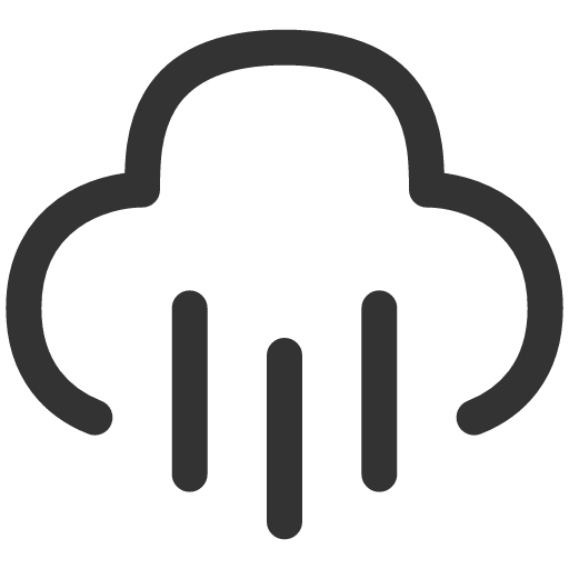 иконка heavy rain, погода, heavy, rain, дождь,