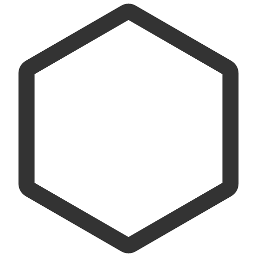иконка hexagon,