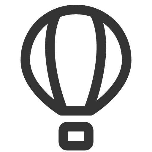 иконка hot air balloon, hot, air, balloon, комментарий,