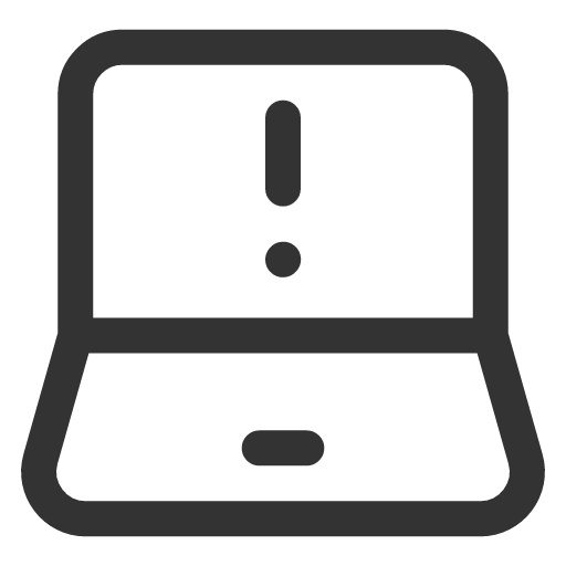 иконка laptop warning, laptop, ноутбук, warning, предупреждение,