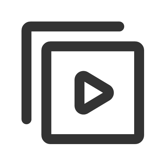 иконка media video list, media, video, видео, list,