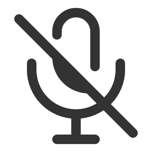 иконка microphone mute, microphone, микрофон, mute, без звука,