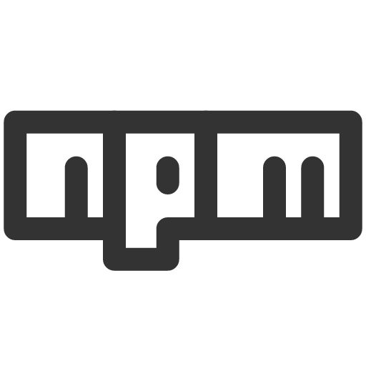 иконка npm,