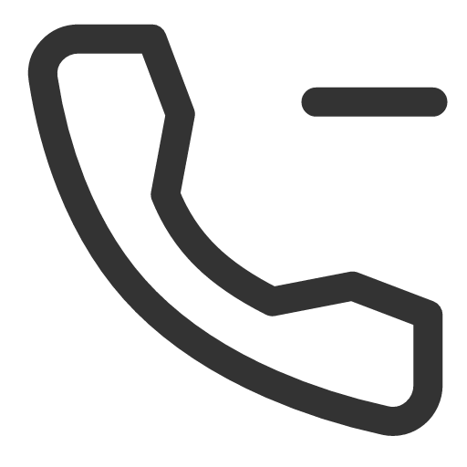 иконка phone minus, phone, телефон, minus, минус,