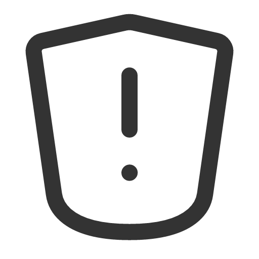 иконка shield alert, shield, щит, alert, предупреждение,