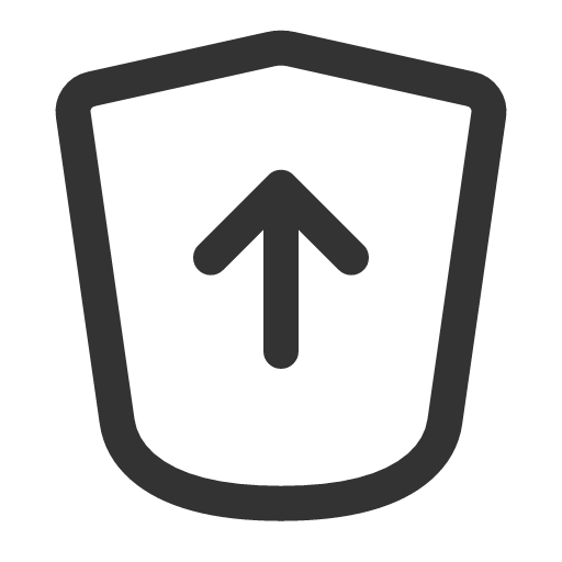 иконка shield upload, shield, щит, upload, загрузка,