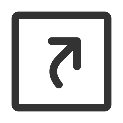 иконка shortcut square, shortcut, ссылка, square,