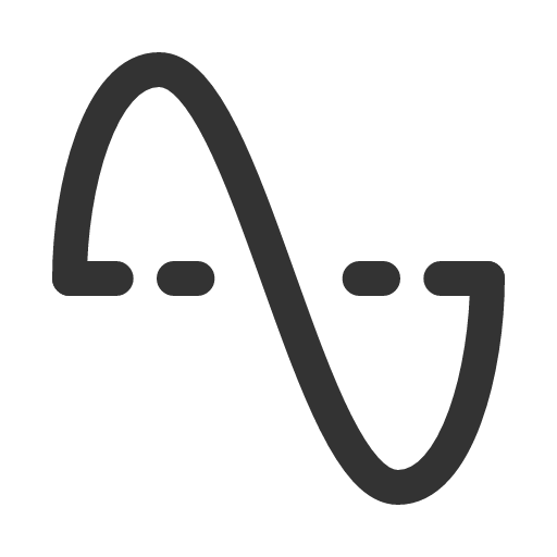 иконка sine wave, sine, wave,