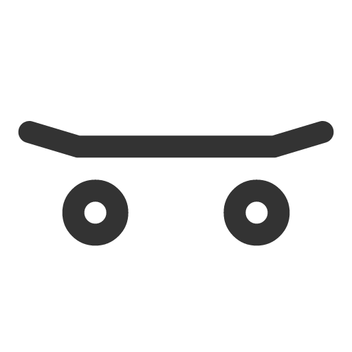 иконка skateboard, скейт,