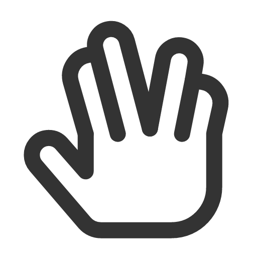 иконка spock hand gesture, spock, hand, рука, gesture,