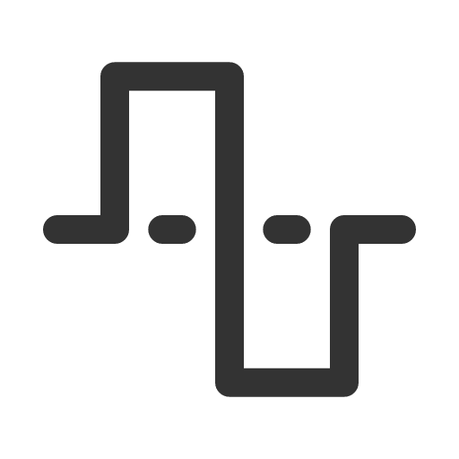 иконка square wave, square, wave,