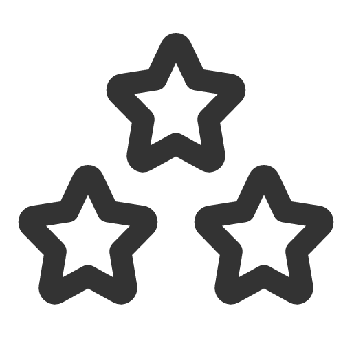 иконка three stars, three, stars, звезды,
