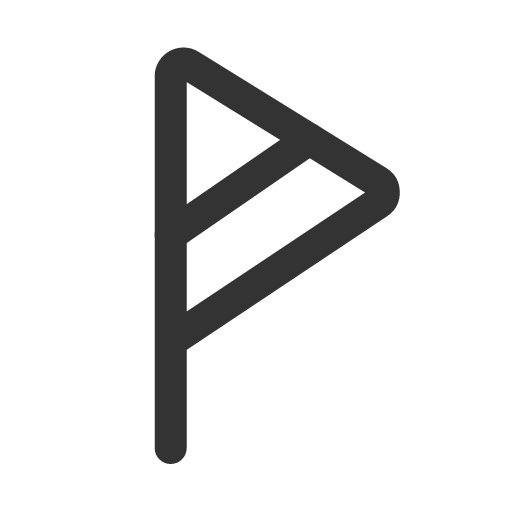 иконка triangle flag two stripes, triangle, треугольник, flag, флаг, two, stripes,