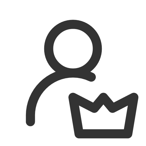 иконка user crown, user, пользователь, crown, корона,