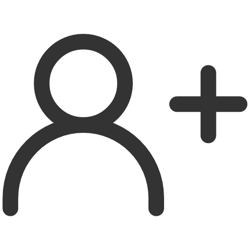 иконка user plus, user, пользователь, plus, плюс,