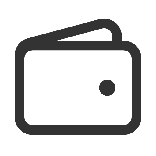 иконка wallet, кошелек,