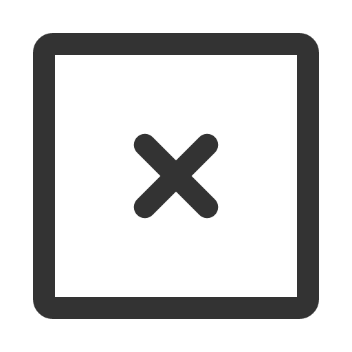 иконка xmark square, xmark, square,