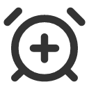 иконка alarm plus, alarm, будильник, plus, плюс